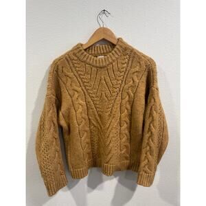 A New Day camel knit sweater